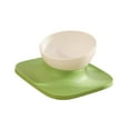 thumbnail image 2 of Tazón de comida para perros y gatos tazón para beber agua tazón para mascotas tazón alimentador ajustable para pequeños Verde 1 Cuenco Yuyangstore comedero elevado para gatos, 2 of 8