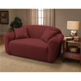 thumbnail image 1 of Housse Extensible en Jersey pour Causeuse, Rubis, 1 of 1