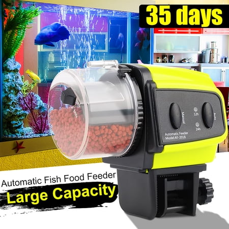 35 Days Automatic Fish Food Feeder Timer Dispenser Adjustable
