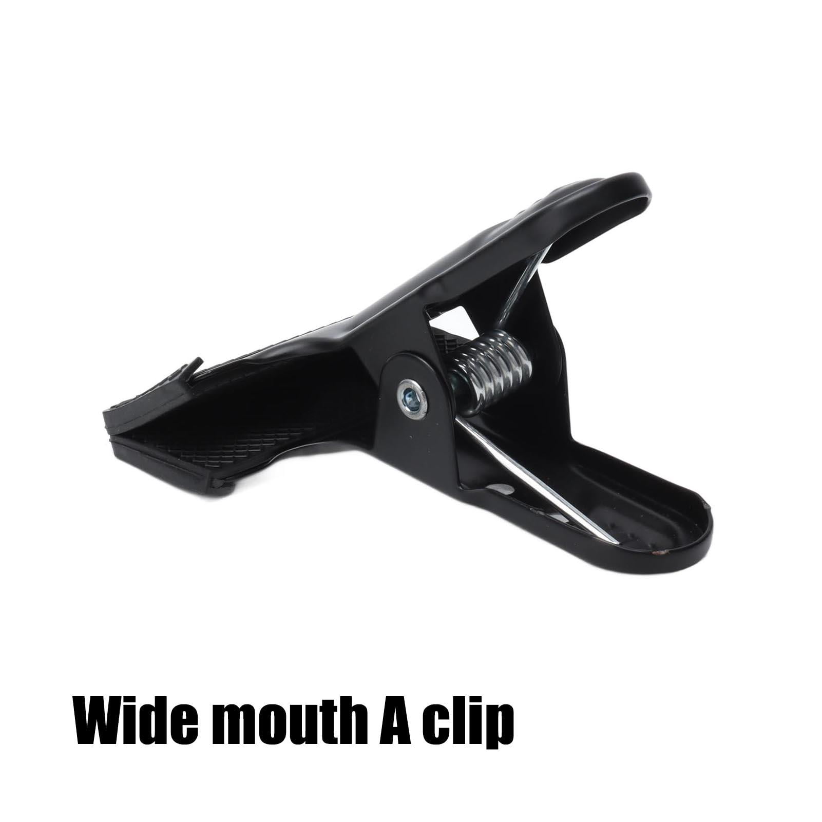 Suodoka 4‑Pack Heavy‑Duty A‑Clip Spring Clamps – Wide‑Mouth, Anti‑Slip, High‑Carbon Steel for Woodworking, Photography & Hanging