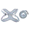 thumbnail image 1 of Pet Harness Leash Set, Polyester Cotton Adjustable Soft Pet Reflective Training Vest  For Training For Puppy Blue, 1 of 8