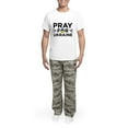 thumbnail image 5 of CafePress - Pray For Ukraine Men's Light Pajamas - Men's Light Loose Fit Cotton Pajama Set, 5 of 7