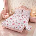 thumbnail image 2 of Manfei Rustic Wildflower Bed Sheets 4-Piece,Cottagecore Blossom Full Size Sheets,1 Flat Sheet,1 Fitted Sheet and 2 Pillowcases, 2 of 6