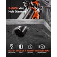 thumbnail image 2 of Diamond Core Drill Machine Handheld and Stand Concrete Core Drill Rig 8 in, 2 of 9