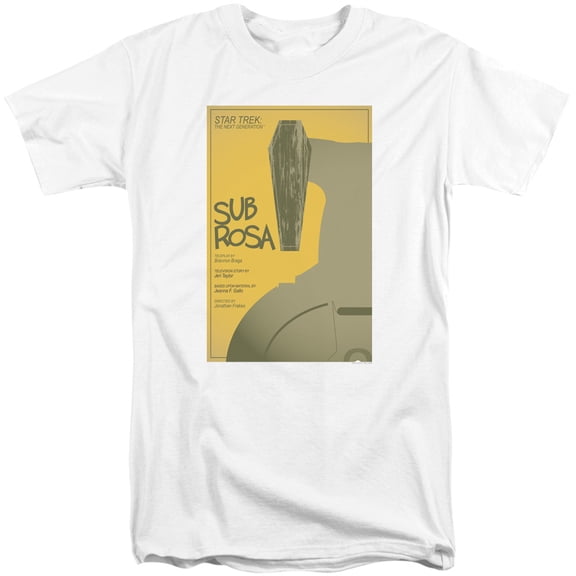 Star Trek Tng Season 7 Episode 14 Adult Tall T-Shirt 18/1 T-Shirt White