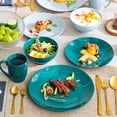 thumbnail image 3 of LOVECASA, Series Sweet, 32-Piece Porcelain Dinnerware Set, Mixed Color Dinner Set, Service for 8, 3 of 8