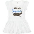 thumbnail image 3 of Inktastic Whale, Hello Cute Whale Shark with Bubbles Girls Toddler Dress, 3 of 5