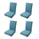 thumbnail image 1 of Billuyoard 4 pack/lote transforman el comedor con la cubierta elástica de la silla fundas antideslizantes y resistentes al desgaste Decoración del hogar Azul vaquero, 1 of 6
