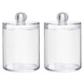 thumbnail image 1 of Transparent Plastic Cotton Swab Container, Cotton Swab Dispenser, Versatile Large Capacity Jewelry Box, 1 of 4