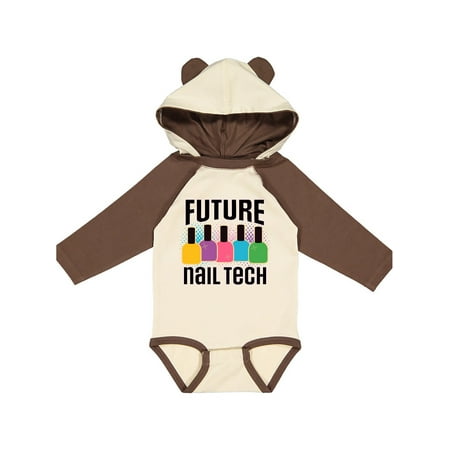 

Inktastic Future Nail Tech Gift Baby Girl Long Sleeve Bodysuit