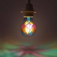 thumbnail image 3 of Stained Glass Light Bulb Hand-Painted Warm White Led Bulb with 4w Energy-Saving Design, E26 Base for Home, Christmas, and Party Ambient, 3 of 7