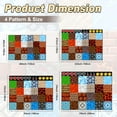 thumbnail image 5 of Game Rug Teen Boys Carpet with Pixel Game Element Decoration, 8 Bit Old Game Rugs for Boy’s Bedroom Living Room Playroom, Non-Slip Children Gaming Area Rugs (70" x 55"), 5 of 5