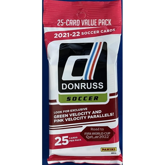Panini Donruss Soccer 2021-2022 Value Pack 25 card