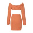 thumbnail image 3 of Nuoqisi Two Piece Skirt Set Shirt and Skirt Set for Women Going Out Sets Club Outfits Cute 2 Piece Sets Fashion Rave Mini Skirt, 3 of 8