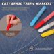 thumbnail image 2 of Fabric Chalk Markers for Sewing,Quilting,Crafting (4PCS With 1 Ruler), 2 of 5