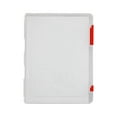thumbnail image 2 of EGNMCR A4 Transparent Storage Box Clear Plastic Document Paper Filling Case File Box Paper storage, 2 of 3