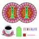 thumbnail image 1 of Posavasos Diamante Con Taladro Colorido para Adultos Y Suministros Regalo Principiantes, 1 of 7