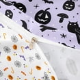 thumbnail image 4 of Homewish Witchy Forest Owl Bat Twin Duvet Cover for Kids, Purple Mushroom Pumpkin Twin Bedding, Halloween Reversible, 2pcs, 1 Duvet Cover and 1 Pillowcase, 4 of 6