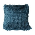thumbnail image 1 of Coussin Poilu (Teal) - Set of 2, 1 of 2