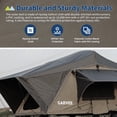 thumbnail image 4 of Rooftop Tent Soft Shell, Easy Setup Roof Top Tent with Telescopic Ladder & LED Light, Waterproof UV Resistant 4-Season Design for 2-3 Person Camping on Truck, SUV, Van, Trailer, 4 of 6
