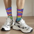 thumbnail image 6 of KLL Cassette Tapes Print Cool Socks Men's Women's Crew Socks Funny Crazy Novelty Stockings, 6 of 6