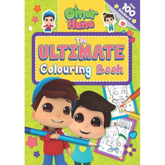 Omar & Hana Omar & Hana the Ultimate Colouring Book, (Paperback)
