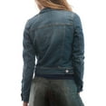 thumbnail image 2 of Notus Fashion Women's Fitted Button-Down Denim Jacket: Casual, Soft, and Stylish Long Sleeve Jean Jacket Light Blue L, 2 of 5