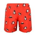 thumbnail image 5 of Aayomet Mens Swim Trunks Pocket Hot Spring Holiday Beach Beach Pants Swimming Trunks Shorts (Red, L), 5 of 5