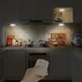 thumbnail image 4 of 3 Pack LED Closet Lights Wireless Puck Lights w/ 26FT Remote Control Timer Dimmable Battery Operated Stick On Taps Lights for Cabinet Kitchen Stairs, 4 of 12
