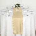 thumbnail image 4 of BalsaCircle 12" x 108" Polyester Table Top Runner Champagne, 4 of 8