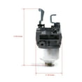 thumbnail image 3 of The ROP Shop Carburetor with Gaskets & Spacer for Briggs & Stratton Engine 185432-0613-E1, 3 of 8