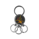 thumbnail image 1 of La pintura la cultura japonesa flor Llavero de metal de acero inoxidable Llavero Anillo de cadena Llavero, 1 of 3