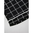 thumbnail image 5 of ebukurty Black Plaid Pajamas Pants for Women Soft Straight Leg Sleepwear Pants, Sizes S-XL, 5 of 5