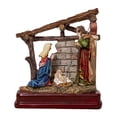 thumbnail image 1 of navideñas para pesebre de , decoración para estante, coche de escritorio EstiloB Gloria estatuilla de jesus, 1 of 7