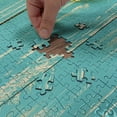 thumbnail image 4 of Ambesonne Rustic Jigsaw Puzzle, Wooden Spring Floral, Heirloom-Quality Fun Activity for Family Durable Cardboard, 1000 pcs, Turquoise Yellow, 4 of 5