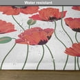 thumbnail image 6 of Ambesonne Floral Place Mats Set of 4, Natural Poppy Garden, Standard Size, Orange Green, 6 of 6