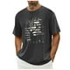 thumbnail image 1 of Tops para hombre, blusas y camisas de cuello redondo y manga corta para hombre. Top/camisa de cuello redondo y manga corta con estampado del Día de la Independencia para hombre. Tops para hombre., 1 of 5