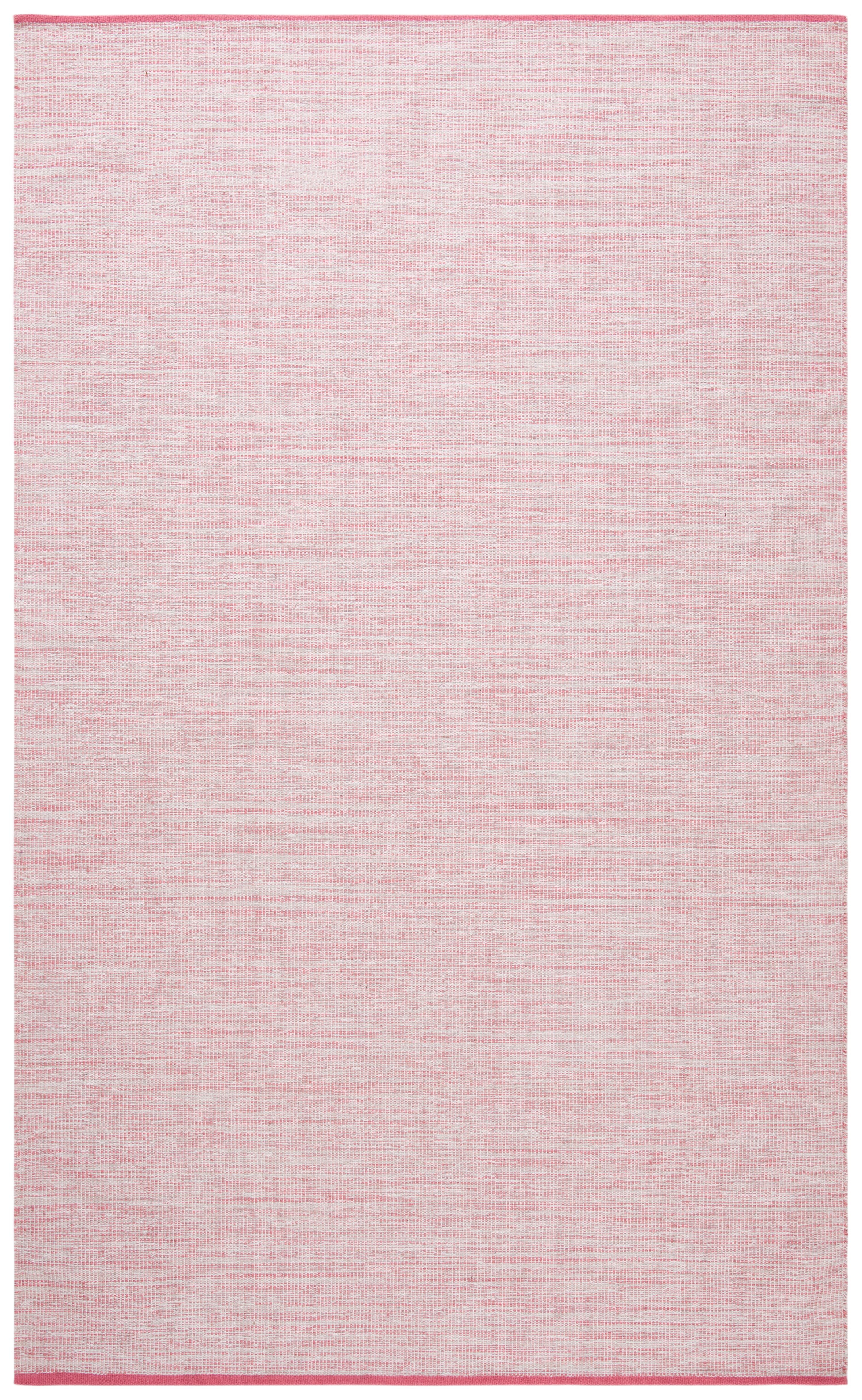 SAFAVIEH Montauk Bernadine Solid Braided Cotton Area Rug, Pink/Fuchsia, 4' x 6'
