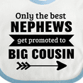 thumbnail image 4 of Inktastic Only the Best Nephews Get Promoted to Big Cousin Boys or Girls Baby Bib, 4 of 4