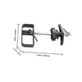 thumbnail image 2 of FUTUREORYY 1 Set Iron Barn Door Lock Hardware for Privacy Locking 7.4X3.9X1.4in, 2 of 8