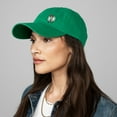 thumbnail image 2 of Women's Mitchell & Ness Kelly Green Boston Celtics Micro Lefty Adjustable Hat, 2 of 5