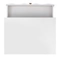 thumbnail image 5 of Linon Ginzel Mid-Century Modern 2-Drawer Nightstand, White, 5 of 18