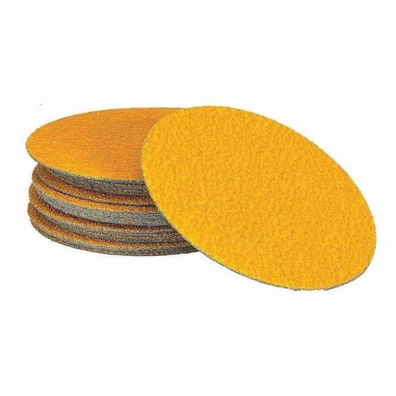 PSA Sanding Disc, 6 in Dia, No Hole, Ceramic, 36 Grit, Coated Type, Predator