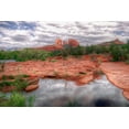 thumbnail image 2 of Bolokofsky, Ronald 24x17 White Modern Wood Framed Museum Art Print Titled - Sedona, 2 of 4