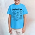 thumbnail image 2 of NOLDARES Boys T-Shirts Cotton Cute Pattern Short Sleeve Toddler Tee Shirt for 2-6 Years Old(Sky Blue,3-4 Years), 2 of 4