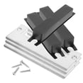 thumbnail image 4 of Miangastore Strike Plates For Exterior Doors Silver 3Pcs 5.1X1.7X0.8In, 4 of 8