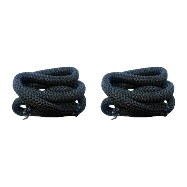 Ounissouiy 2.5Meters Wood Stove Door Seal Gasket Cord Resistance Fire Gasket Negro 14 mm 2Conjunto