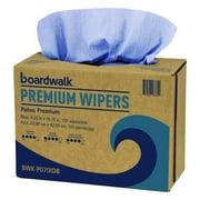 Hydrospun Wipers, 8.26 x 16.75, Blue, 100 Wipes/Box, 10 Boxes/Carton