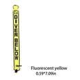 thumbnail image 3 of Boya tubo de señal profesional bajo el agua resistente al desgaste salchicha engranaje buceo superficie marcador negro 1,2 m * 15 cm Deportes acuáticos Amarillo fluorescente  1.5 m * 18 cm Eigraketly OD024454-14, 3 of 6