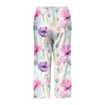 thumbnail image 3 of WILLBEST Jeans pour Femmes Pantalon Droit à Poches Colorées Extensible Contrasté Liquidation Essentiel Femmes, 3 of 4